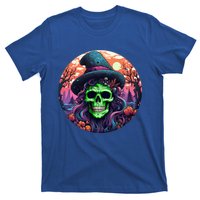 Halloween Scary Witch Face Trick Treat Gift T-Shirt