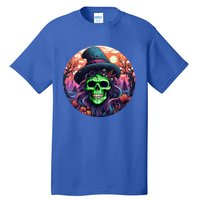 Halloween Scary Witch Face Trick Treat Gift Tall T-Shirt