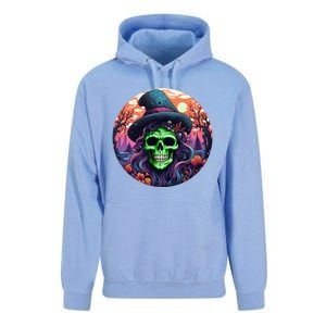 Halloween Scary Witch Face Trick Treat Gift Unisex Surf Hoodie