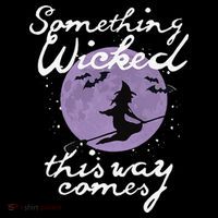 Halloween SOMETHING WICKED This WAY COMES Shakespeare Cooling Performance Long Sleeve Crew