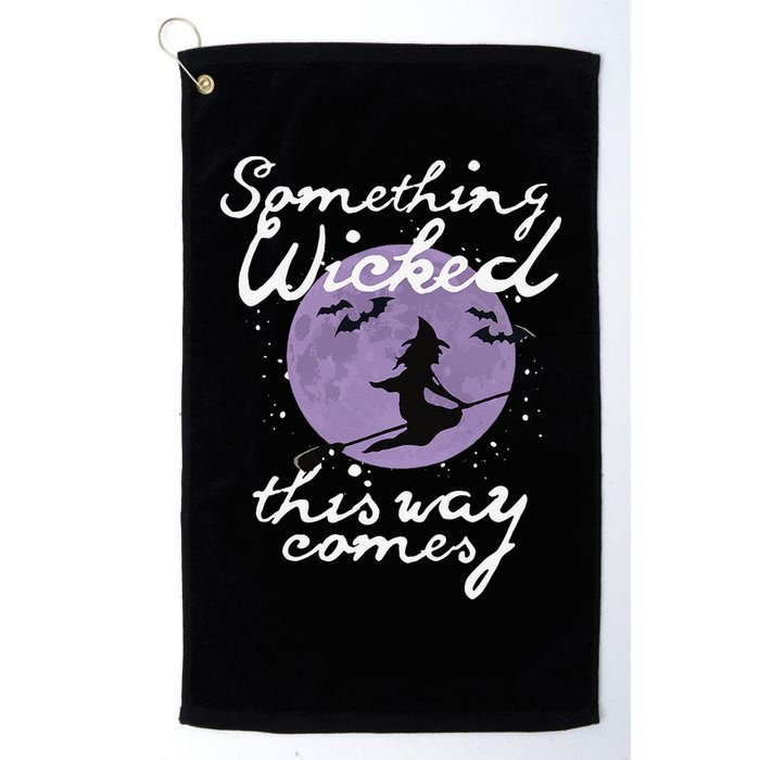 Halloween SOMETHING WICKED This WAY COMES Shakespeare Golf Towel