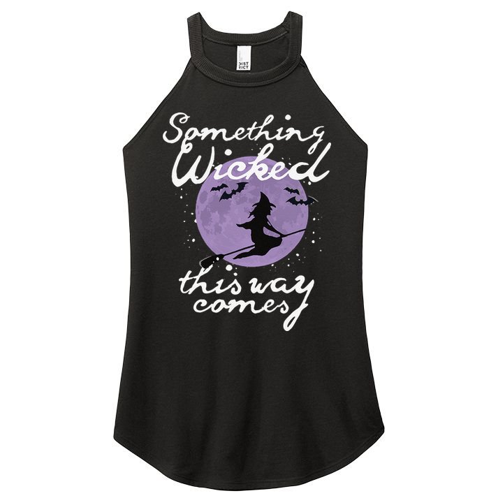 Halloween SOMETHING WICKED This WAY COMES Shakespeare Women's Perfect Tri Rocker Tank