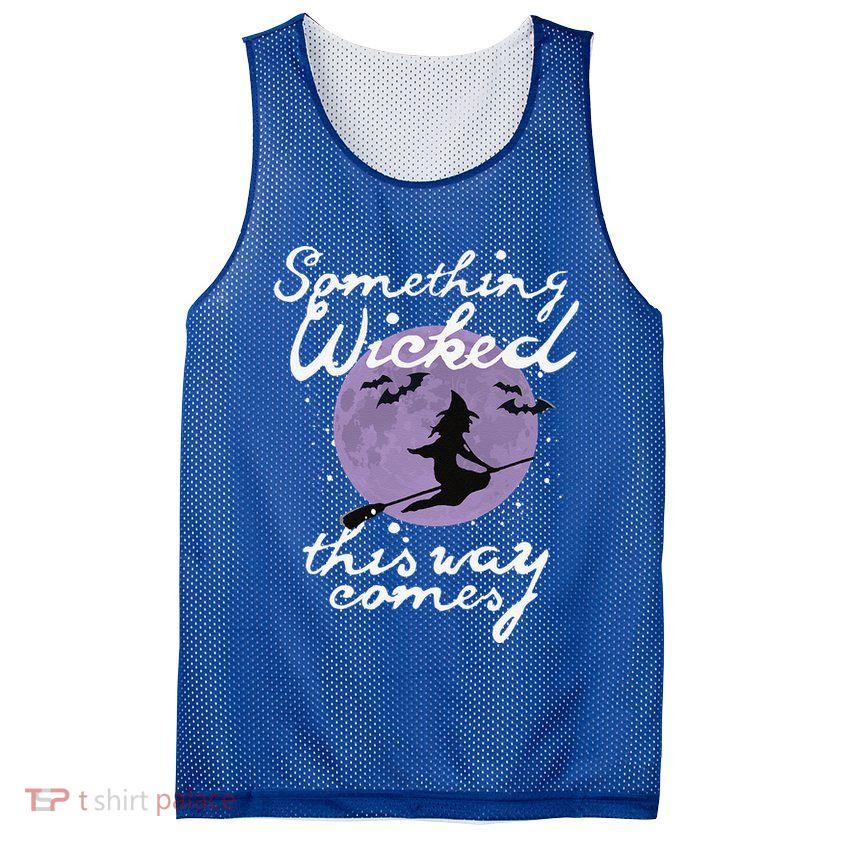 Halloween SOMETHING WICKED This WAY COMES Shakespeare Mesh Reversible Basketball Jersey Tank