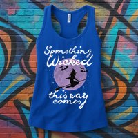 Halloween SOMETHING WICKED This WAY COMES Shakespeare Womens Tank Top