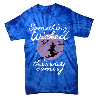 Halloween SOMETHING WICKED This WAY COMES Shakespeare Tie-Dye T-Shirt