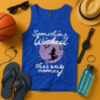 Halloween SOMETHING WICKED This WAY COMES Shakespeare Tank Top