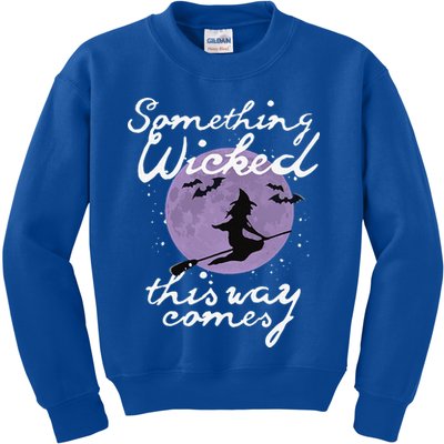 Halloween SOMETHING WICKED This WAY COMES Shakespeare Kids Sweatshirt