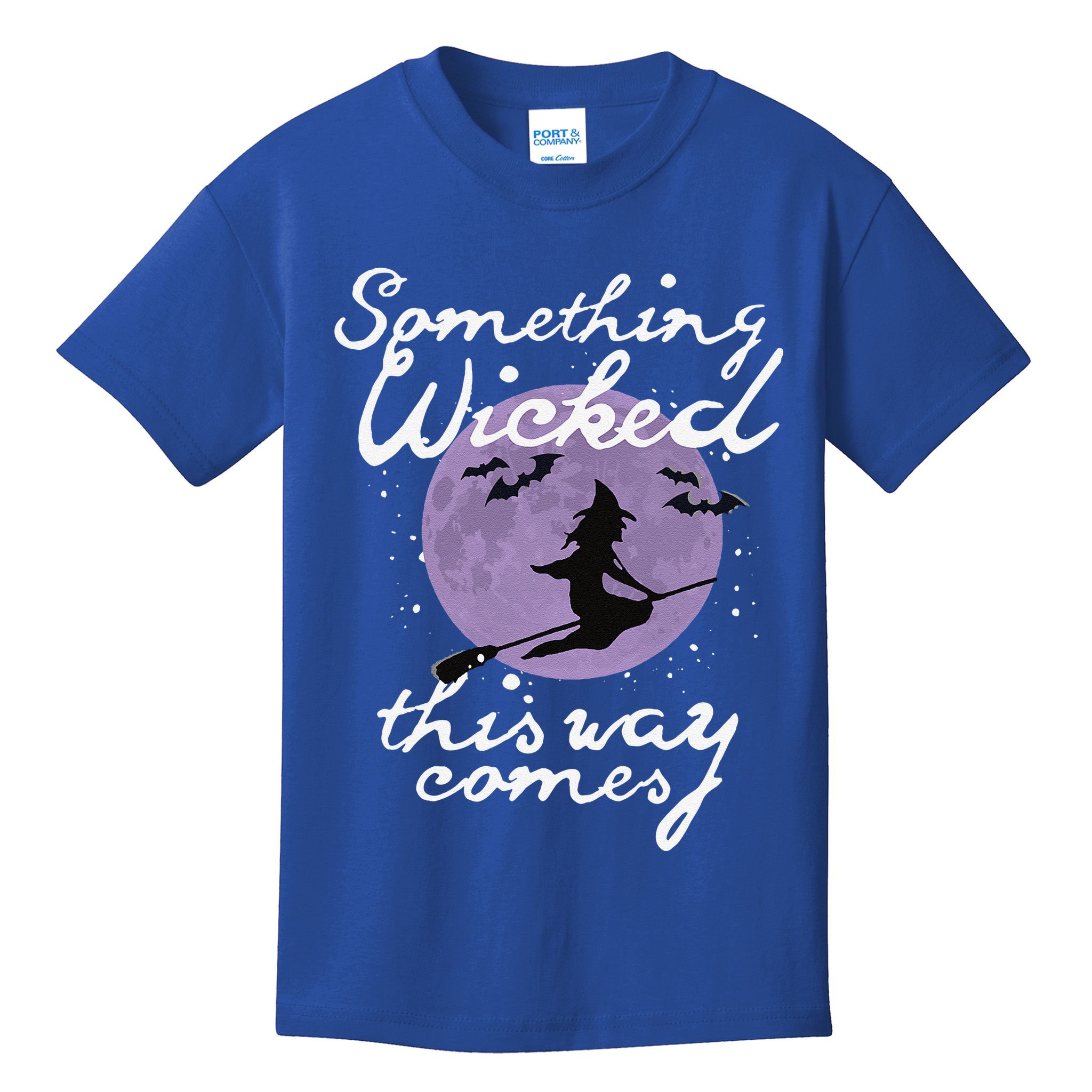 Halloween SOMETHING WICKED This WAY COMES Shakespeare Kids T-Shirt