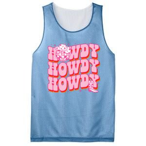 Howdy Southern Western Country Rodeo Pink Cowgirl Mesh Reversible Basketball Jersey Tank