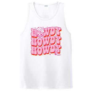 Howdy Southern Western Country Rodeo Pink Cowgirl PosiCharge Competitor Tank