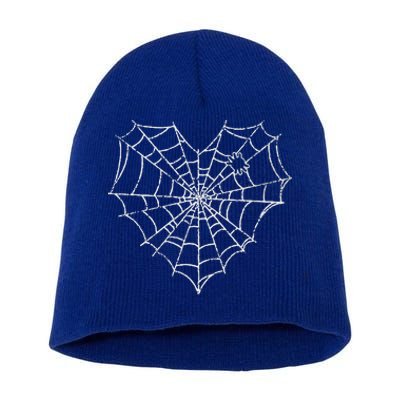 Halloween Spider Web Costume Cute Heart Spider Web Short Acrylic Beanie