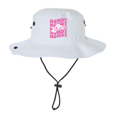 Howdy Southern Western Country Rodeo Pink Cowgirl Retro Legacy Cool Fit Booney Bucket Hat