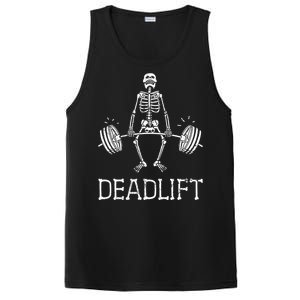 Halloween Skeleton Weight Lifting Workout PosiCharge Competitor Tank