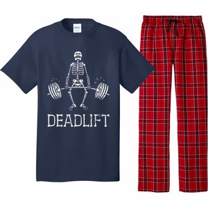 Halloween Skeleton Weight Lifting Workout Pajama Set