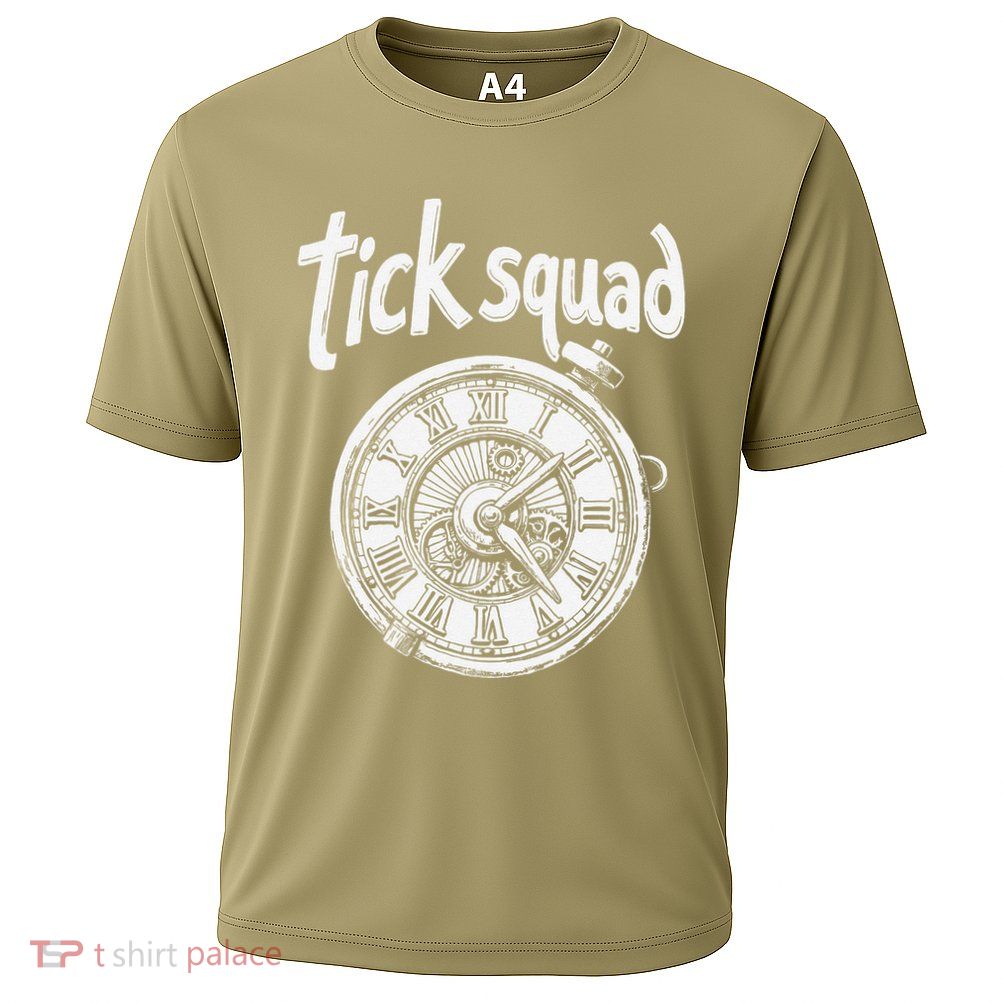 Horology Squad Watch Timepiece Craftsmanship Clockmaker Cooling Performance Crew T-Shirt
