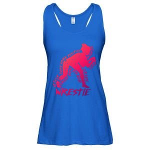 High School Wrestling Mom Dad Gift Wrestling Gift Ladies Essential Flowy Tank