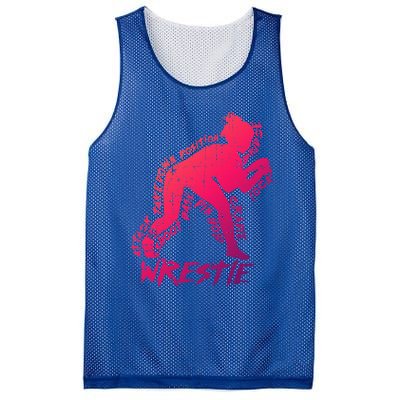 High School Wrestling Mom Dad Gift Wrestling Gift Mesh Reversible Basketball Jersey Tank