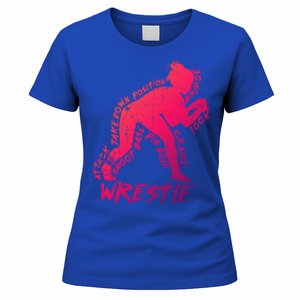 High School Wrestling Mom Dad Gift Wrestling Gift Women's T-Shirt