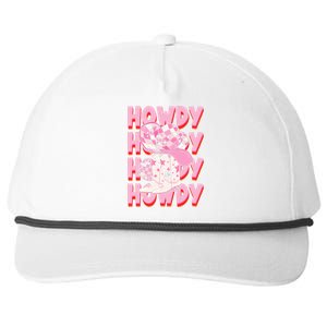 Howdy Southern Western Girl Country Rodeo Cowgirl Disco Snapback Five-Panel Rope Hat