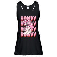 Howdy Southern Western Girl Country Rodeo Cowgirl Disco Ladies Essential Flowy Tank