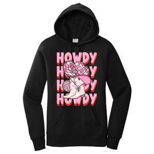 Howdy Southern Western Girl Country Rodeo Cowgirl Disco Women's Pullover Hoodie