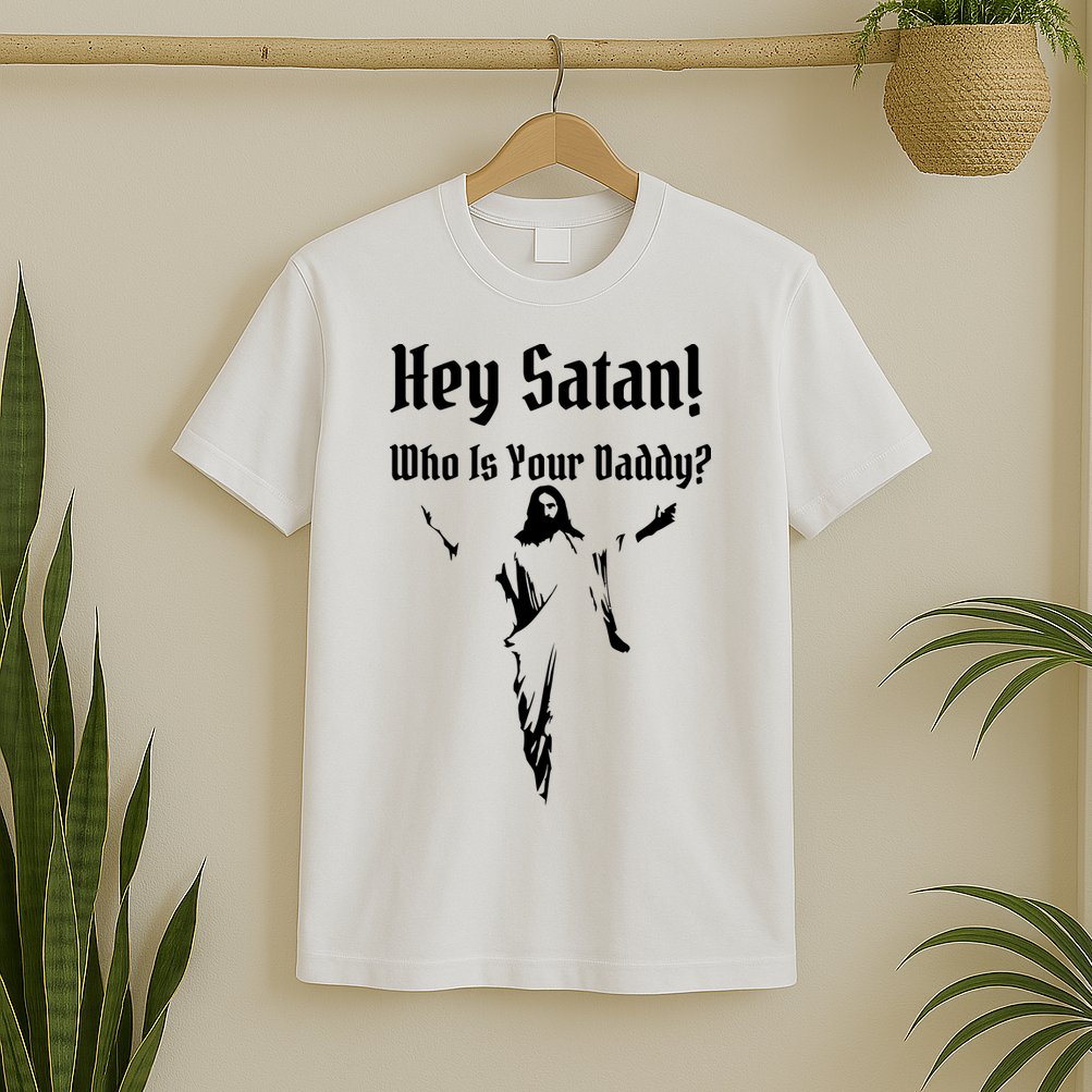 Hey Satan Who Is Your Daddy T-Shirt
