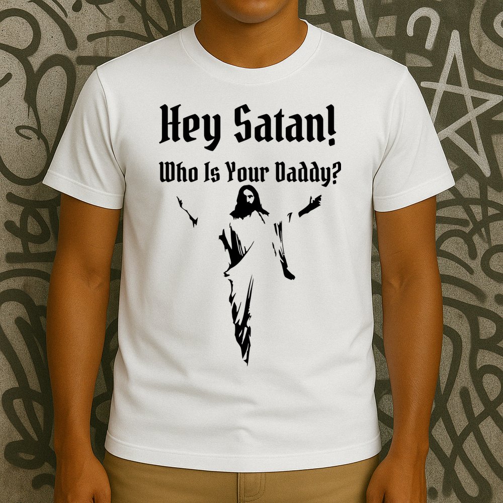 Hey Satan Who Is Your Daddy T-Shirt