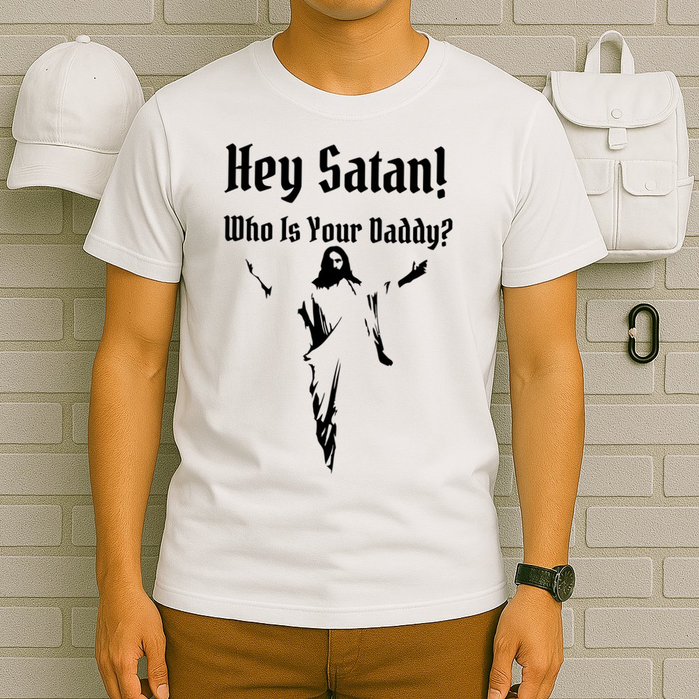 Hey Satan Who Is Your Daddy T-Shirt