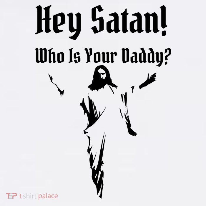 Hey Satan Who Is Your Daddy Cooling Performance Long Sleeve Crew