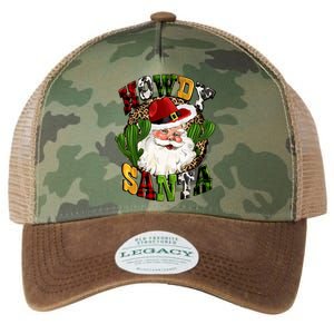 Howdy Santa Western Cactus Christmas Cow Buffalo Plaid Great Gift Legacy Tie Dye Trucker Hat