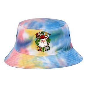 Howdy Santa Western Cactus Christmas Cow Buffalo Plaid Great Gift Tie Dye Newport Bucket Hat