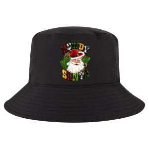 Howdy Santa Western Cactus Christmas Cow Buffalo Plaid Great Gift Cool Comfort Performance Bucket Hat