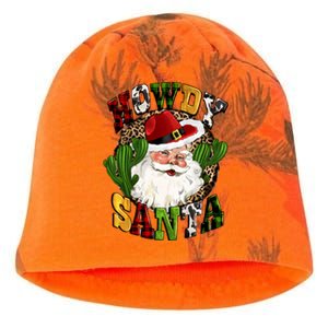 Howdy Santa Western Cactus Christmas Cow Buffalo Plaid Great Gift Kati - Camo Knit Beanie