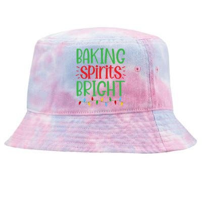 Holiday Season Xmas Matching Pajama Baking Spirits Bright Great Gift Tie-Dyed Bucket Hat