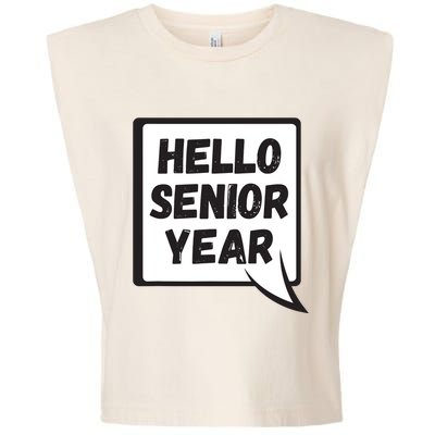 Hello Senior Year Gift Graduation Gift Garment-Dyed Women's Muscle Tee