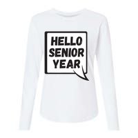 Hello Senior Year Gift Graduation Gift Womens Cotton Relaxed Long Sleeve T-Shirt