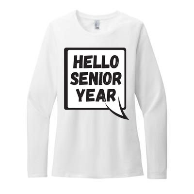 Hello Senior Year Gift Graduation Gift Womens CVC Long Sleeve Shirt