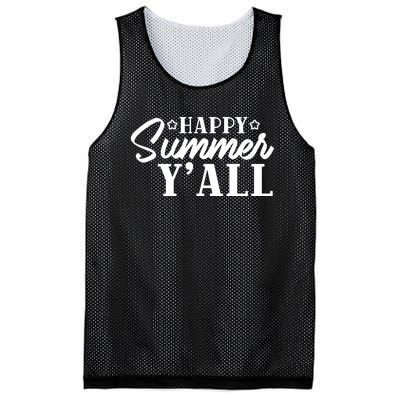 Happy Summer YAll Graphic Mesh Reversible Basketball Jersey Tank