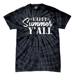 Happy Summer YAll Graphic Tie-Dye T-Shirt