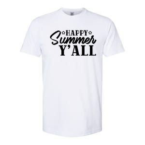 Happy Summer YAll Graphic Softstyle CVC T-Shirt