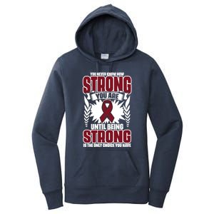 How Strong You Are Support Multiple Myeloma Survivor Gift Women's Pullover Hoodie