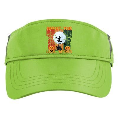 Halloween Support Your Local Witches Humor Gift Adult Drive Performance Visor