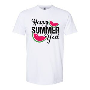 Happy Summer Yall | Summer Watermelon Softstyle CVC T-Shirt