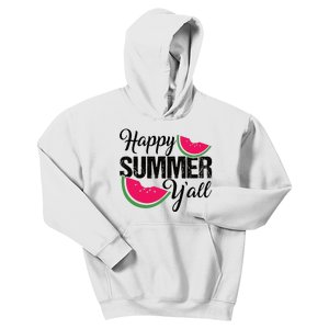 Happy Summer Yall | Summer Watermelon Kids Hoodie