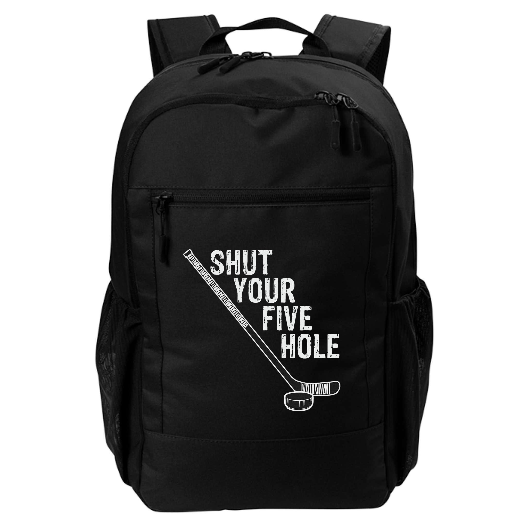 Hockey Shut Your Five Hole Goalie Backpack