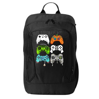 Halloween Skeleton Zombie Gaming Controllers Mummy Game City Backpack