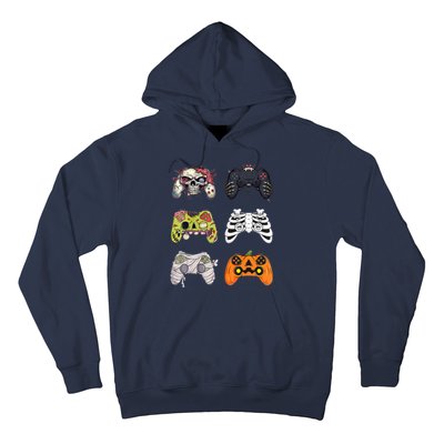 Halloween Skeleton Zombie Gaming Controllers Mummy Hoodie