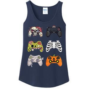 Halloween Skeleton Zombie Gaming Controllers Mummy Ladies Essential Tank