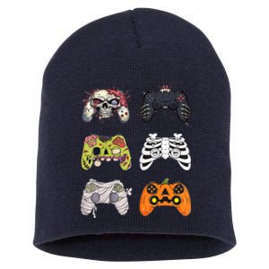 Halloween Skeleton Zombie Gaming Controllers Mummy Short Acrylic Beanie