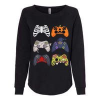 Halloween Skeleton Zombie Gaming Controllers Mummy Womens California Wash Sweatshirt